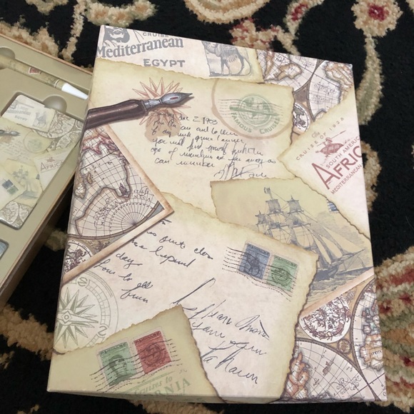 VINTAGE - PLAYING CARDS  OLD MAPS AND STAMPS  THEME  "STYLE & PAPER" BRIDGE SET - Picture 4 of 9